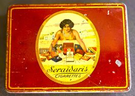 Seraïdaris Cigarettes Blechdose Zigaretten Boîte en tôle