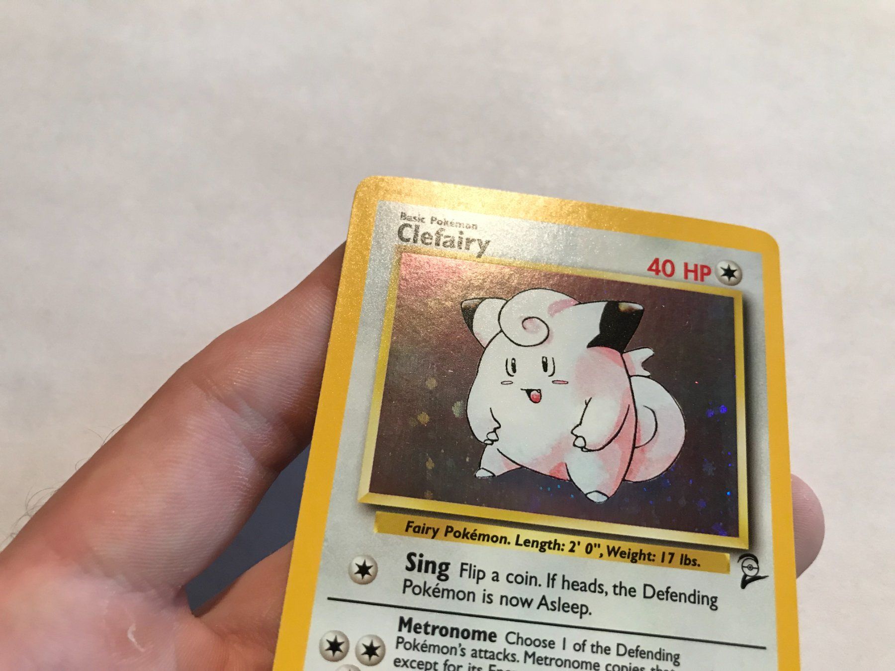 Pokémon Sammelbilder & Trading cards: Clefairy holo Base 2 Set EN – Gebraucht aus Hagendorn von Pokecollectorch 2
