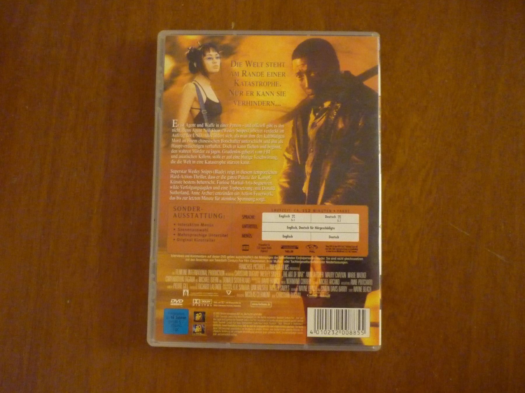 Alle DVDs: The Art of War – Gebraucht aus Erstfeld von Mario_boe0 2