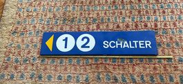 Altes Eisenbahn SBB Email Hinweisschild