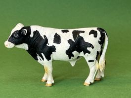 Schleich Muni Bulle Schwarzbunt Rind