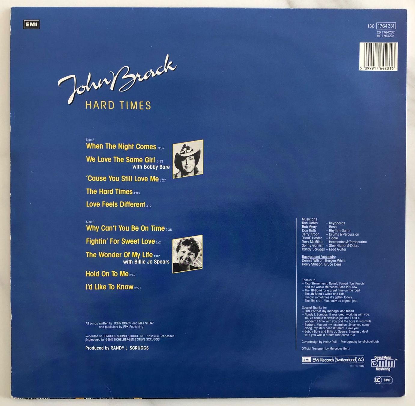 Dischi in vinile: JOHN BRACK - HARD TIMES – Usato da Poliez-Pittet venduto da Newtown-Records 1