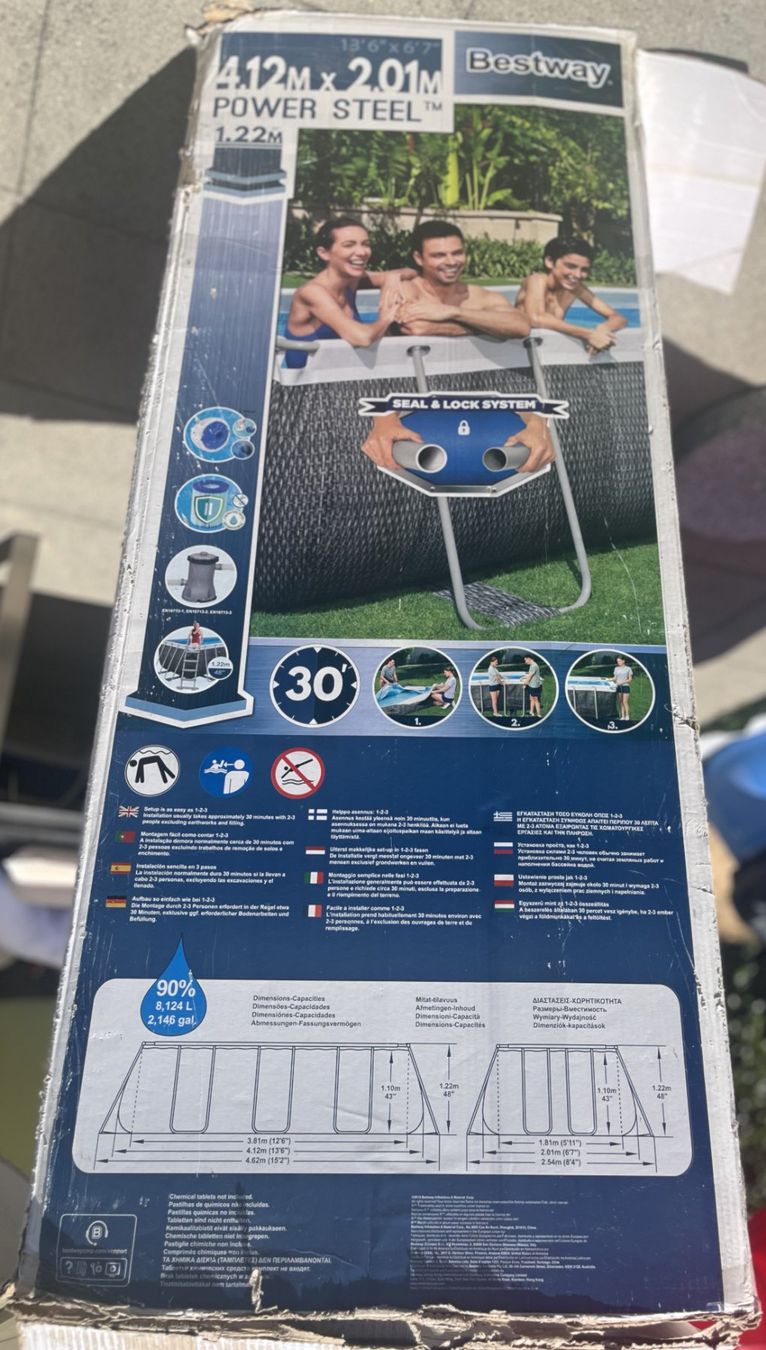 Bestway Piscines: Bestway Pool 4.12m x 2.01m – D'occasion à Busswil BE par Vorox 2