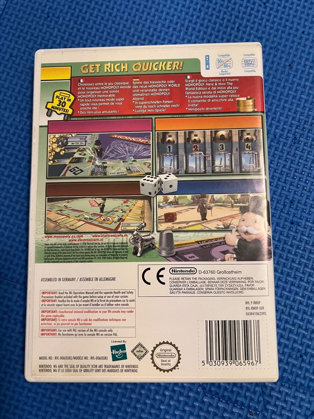 Nintendo Giochi: Monopoly Nintendo Wii – Usato da Gossau SG venduto da schlitzerdemon 2