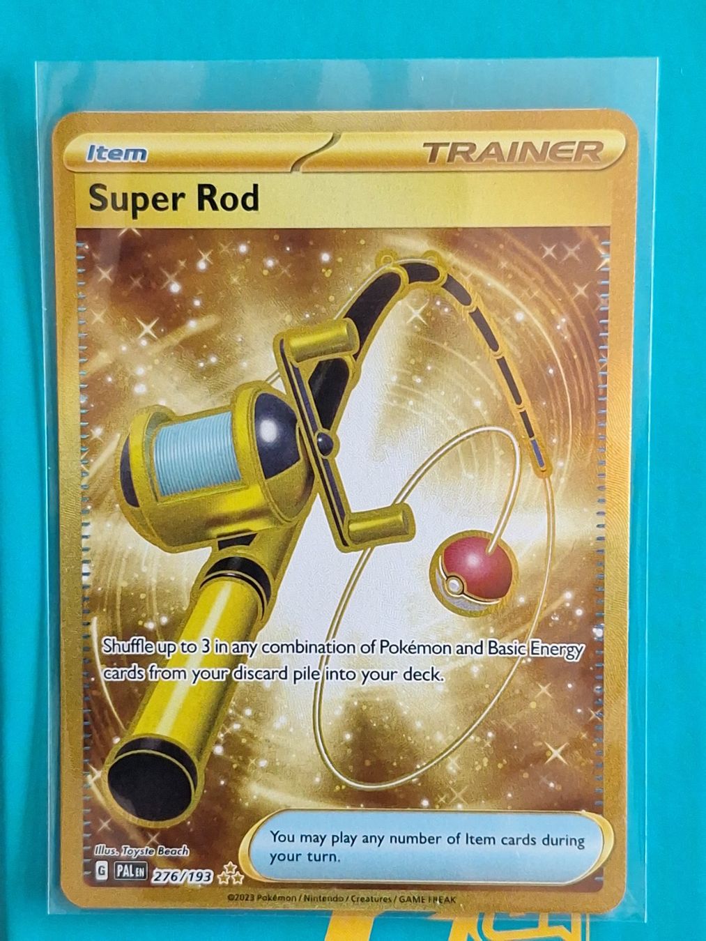 Pokémon Carte collezionabili: Super Rod - Goldcard – Usato da Altstätten SG venduto da GGsGameshop