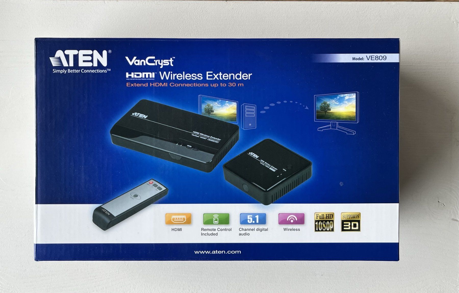 Adattatori: HDMI Wireless Extender ATEN VE 809T – Usato da Biel/Bienne venduto da com_qnr5