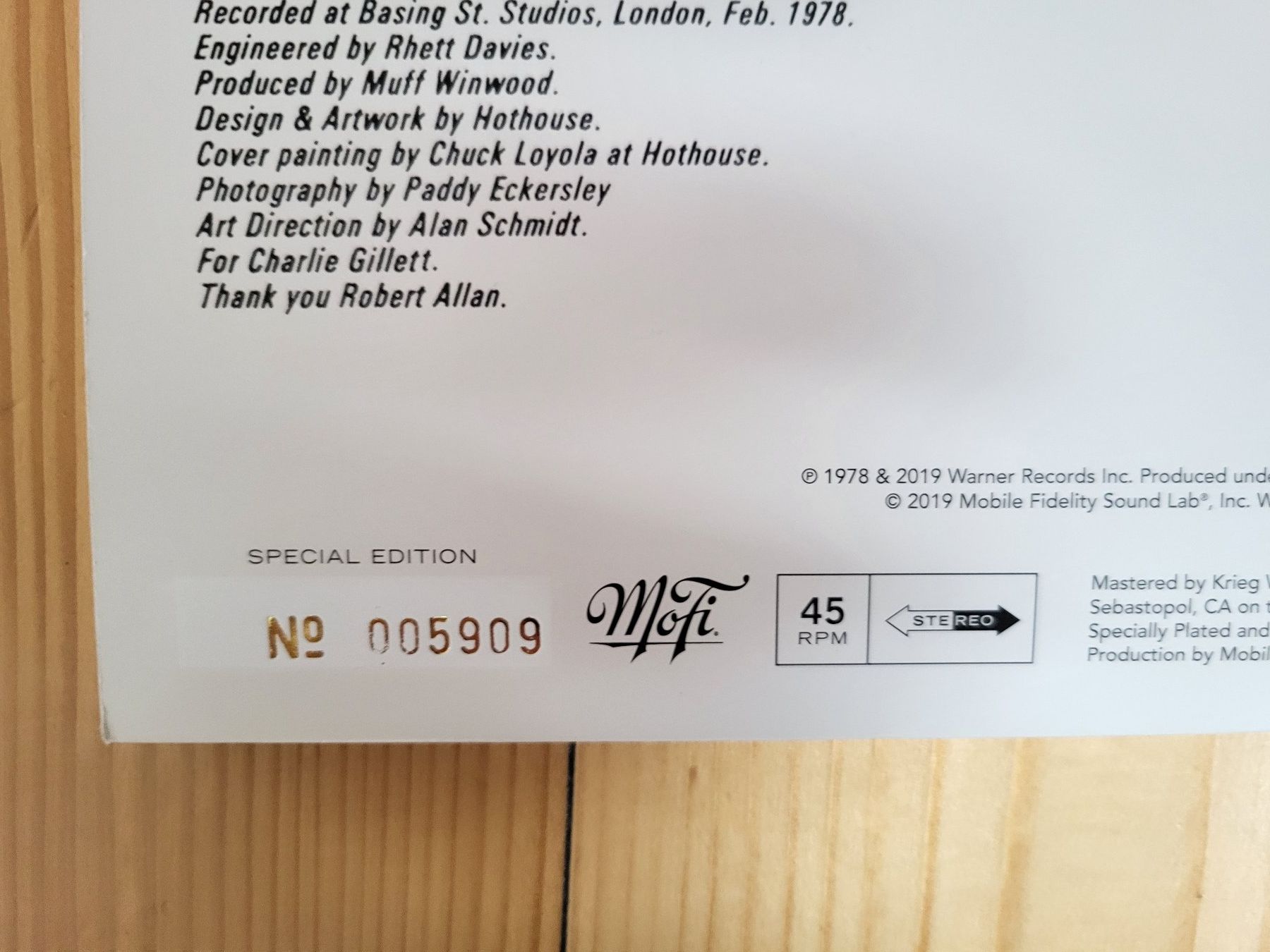 Dischi in vinile: Dire Straits - Same - MFSL 45 RPM – Nuovo (secondo la descrizione) da Bern venduto da cd_1971 2
