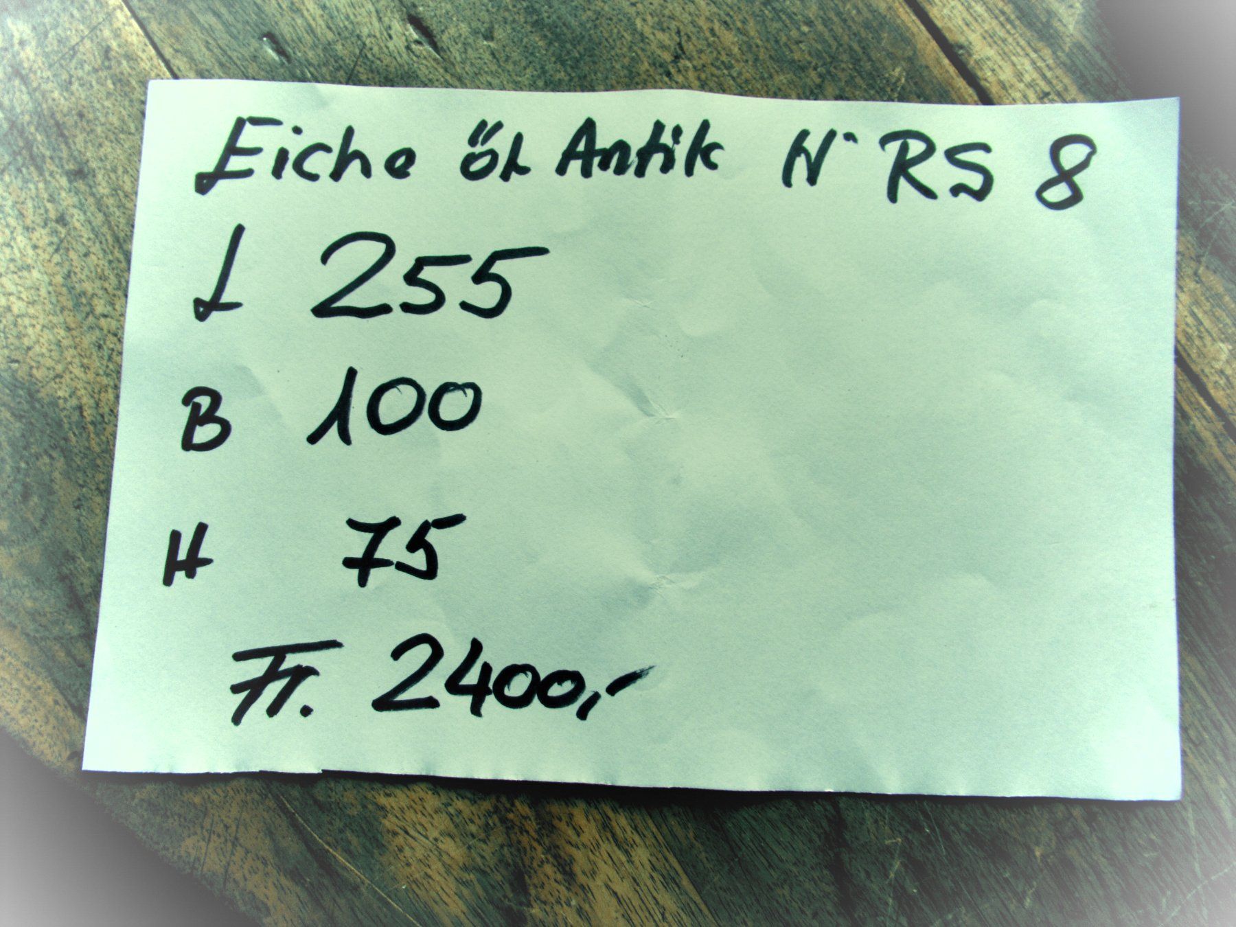 Horgen Glarus Tables: Beizentisch (Eiche/255) – D'occasion à Berg SG par Pizza58 7