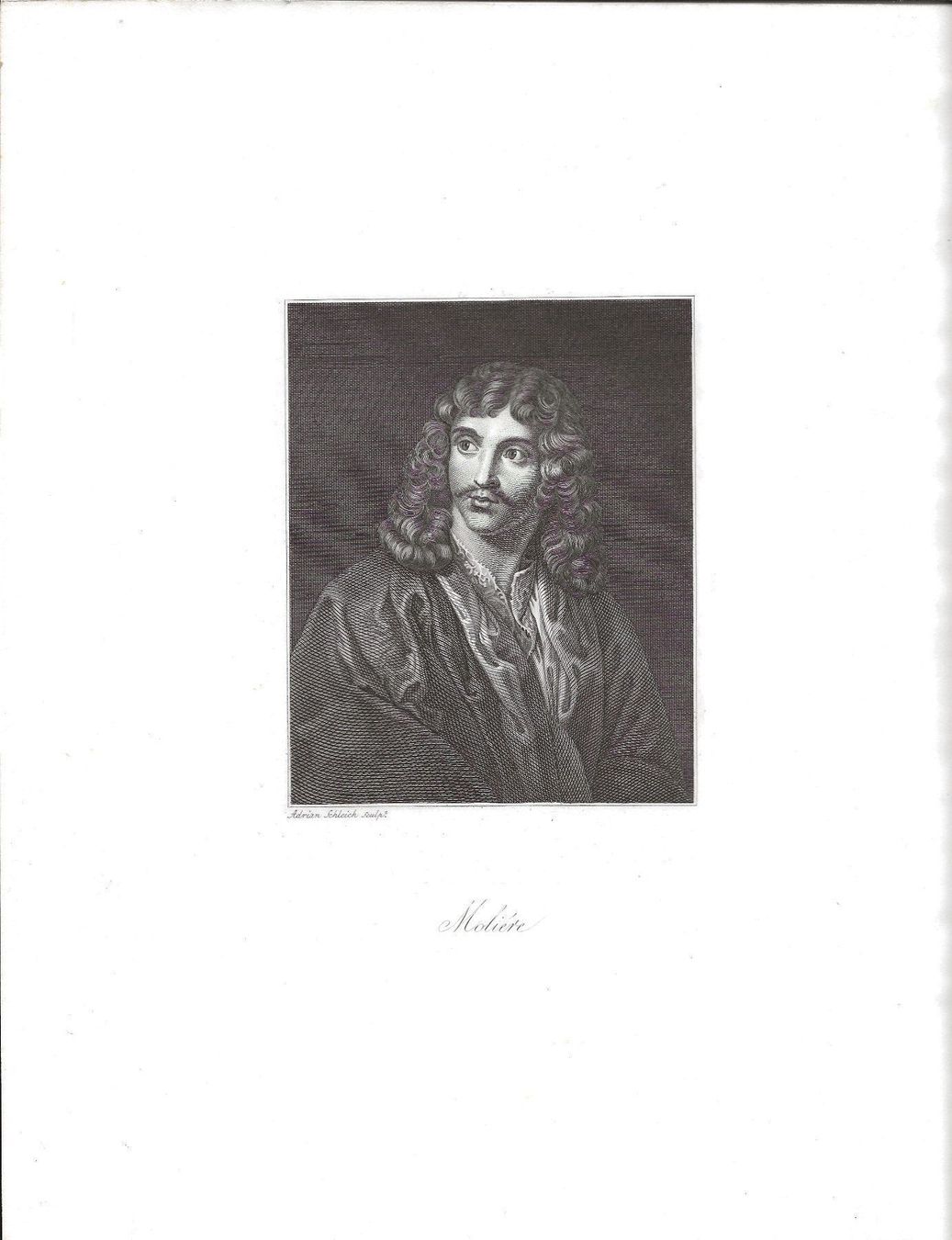Incisioni: Stahlstich um 1850 - Molière – Usato da Frauenfeld venduto da Merk52 1
