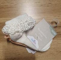 NEU 2xBaby Kurzsöckchen Baumwolle Rüschchen Gr 62/68