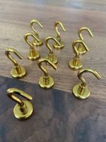 Magnethaken sehr Stark ! GOLD Neu ! 10 Stück!