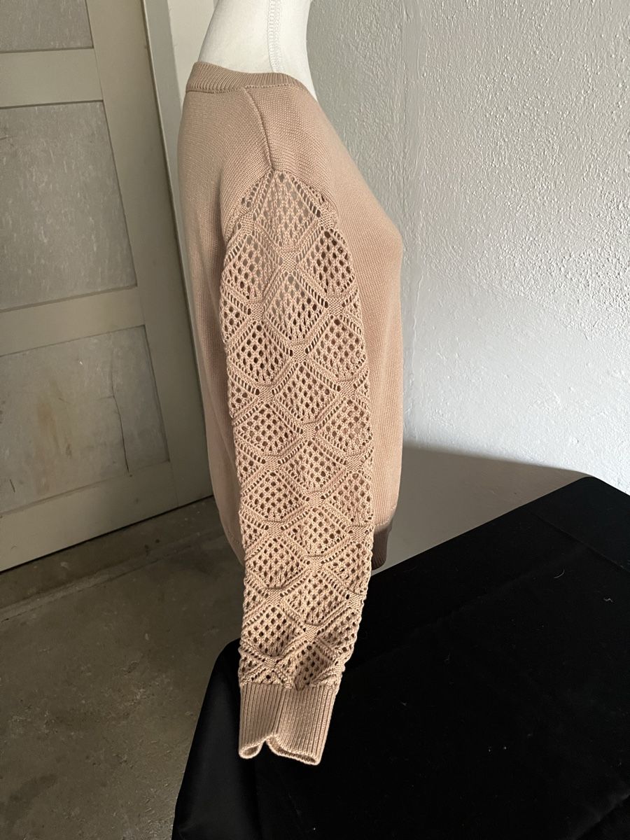 Maglioni & Felpe: Beige Pullover mit Spitze XL, Herbst-Chic für Sie! – Nuovo (secondo la descrizione) da Uster venduto da Corina0111114 3
