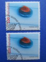 2 x SM 'Olymp.Spiele Turin' 2005 - off.ET-Stempel LAUSANNE