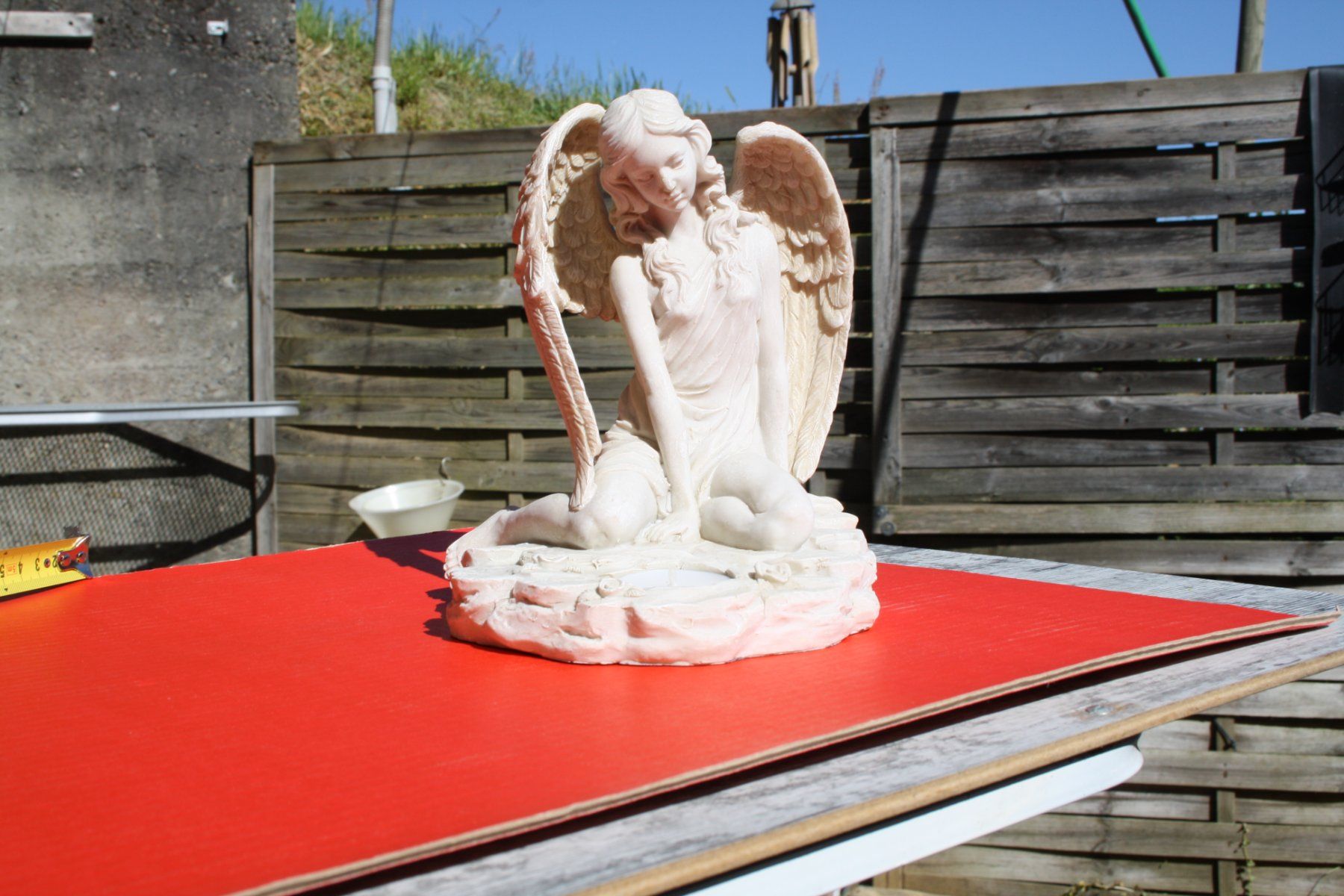 Statuette: ENGEL ENGELSFIGUR MIT TEELICHT – Usato da Wauwil venduto da Pneuedy 8