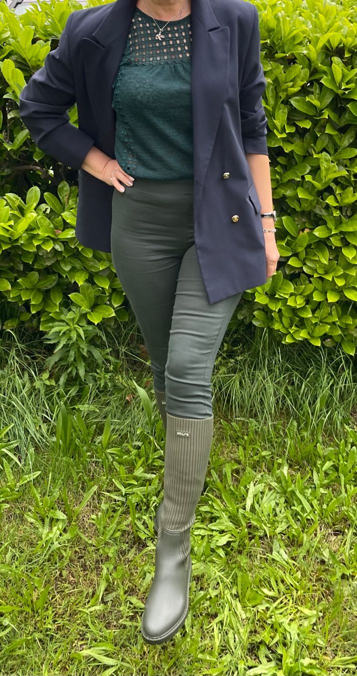 Giacche: Chic e elegante Blazer-colore blue scuro-M/L-autunno – Nuovo (secondo la descrizione) da Gordevio venduto da LanaZimm 6