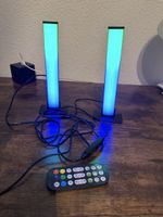 2x RGB LED Light Bars für Gaming-PC / Schreibtisch mit Fernb