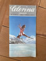 Celerina bei St. Moritz Engadin Prospekt 1955, Vintage