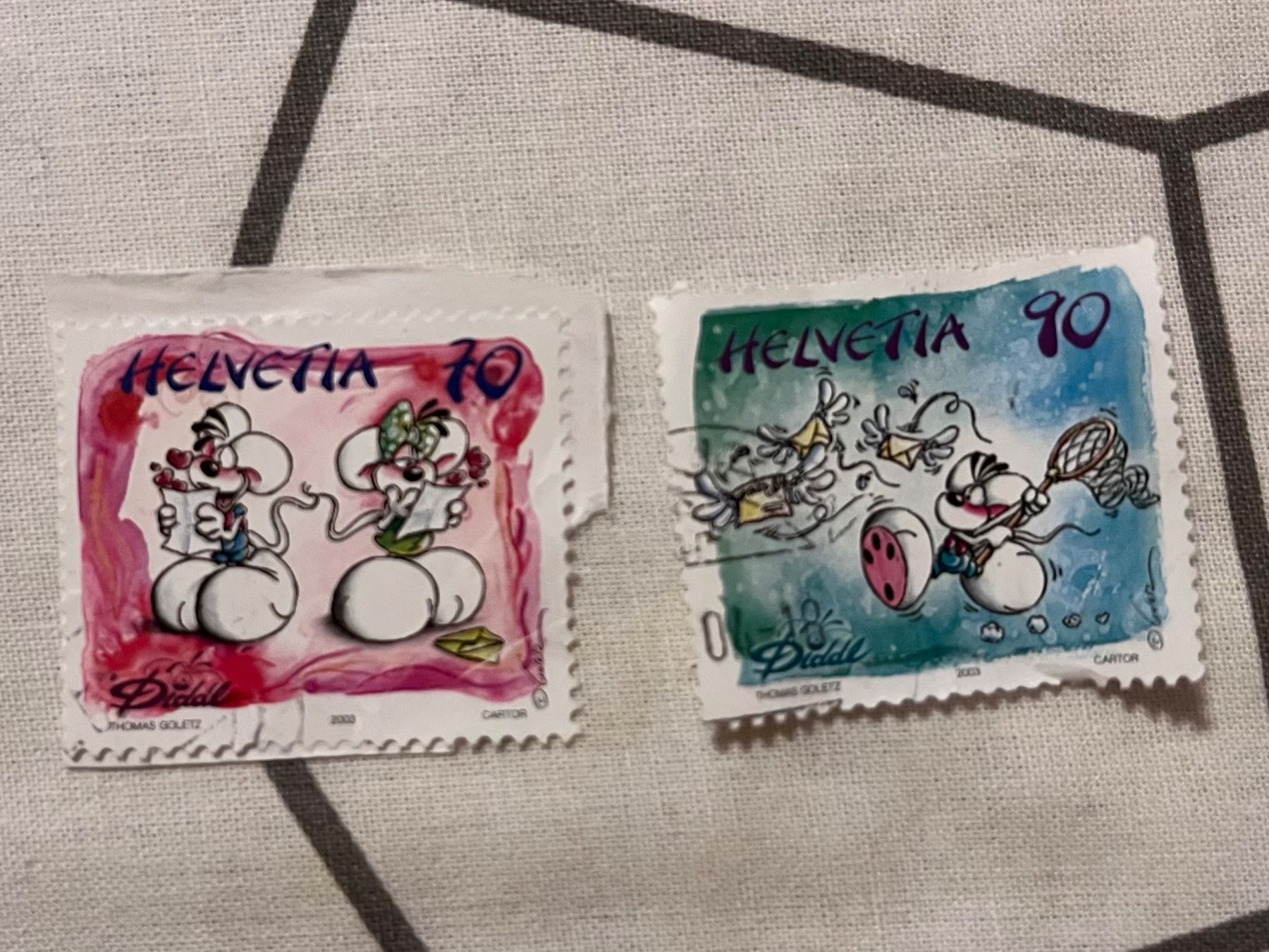 Tous les timbres: Diddl Briefmarke – D'occasion à Bäretswil par Rasubi