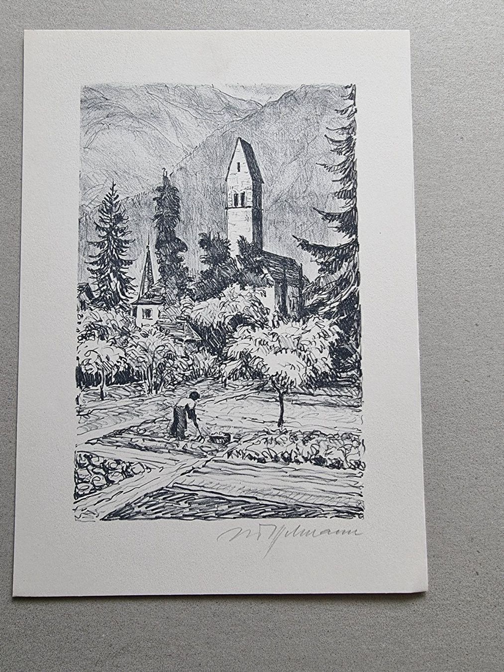 Grafiken & Lithographien: Diggelmann Alex Walter  LITHOGRAPHIE SIGNIERT – Gebraucht aus Gersau von grafik-kunst