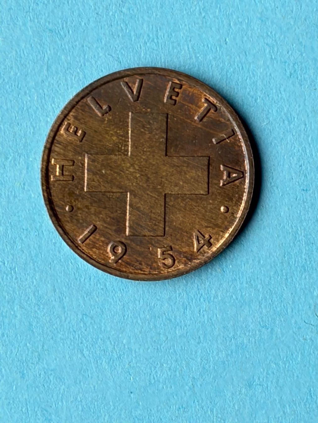 Tutti le monete: 1 Centime 1954 Berne - Vorzüglich / Superbe – Usato da LE LIGNON venduto da Katanaion