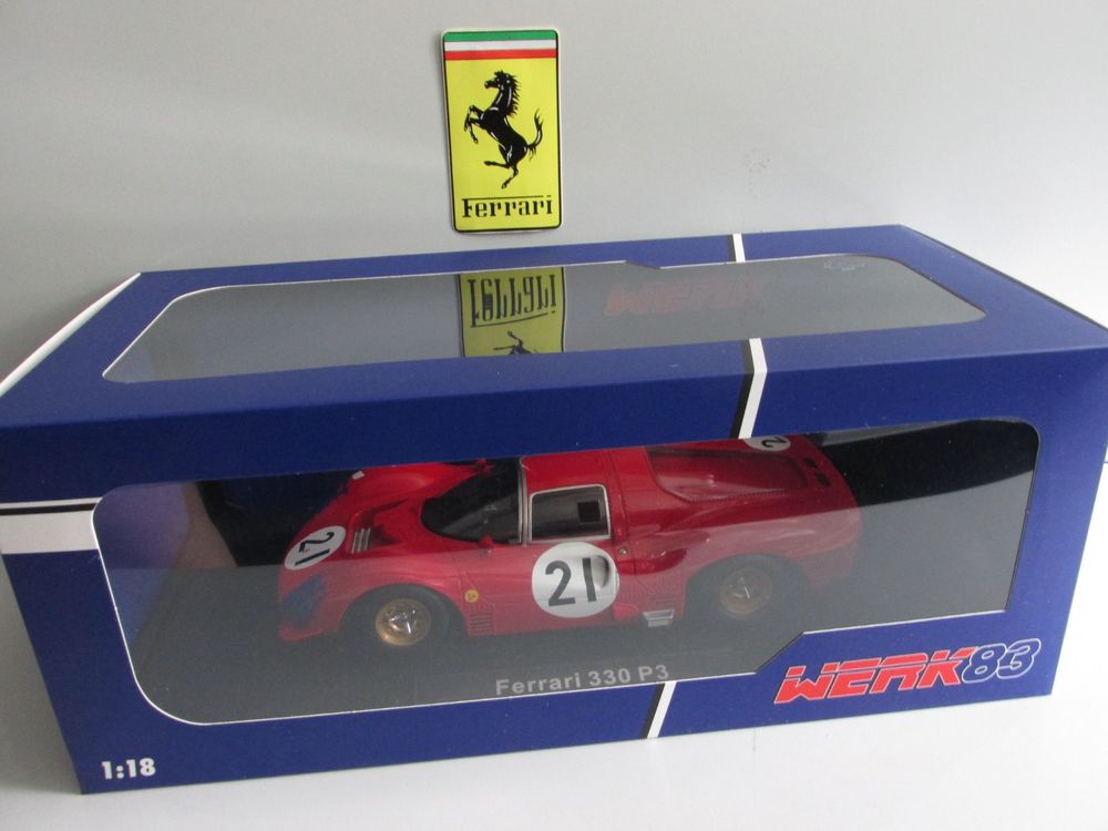 1:18 Ferrari 330 P3 Coupe #21 Bandini, Guichet 24h Le Mans