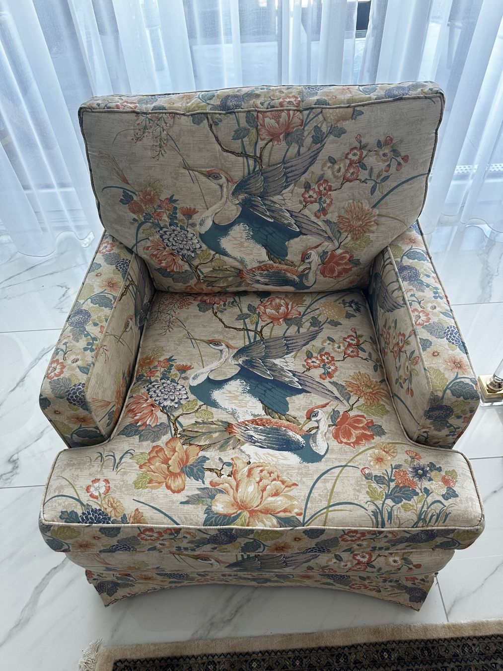 Divani: Sitzgarnitur 3er Sofa + 2 Sessel - Kranich Chinoiserie - Top – Usato da Oberlunkhofen venduto da car_5r8v 2