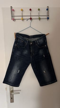 Herren Jeans Shorts dunkelblau Grösse L