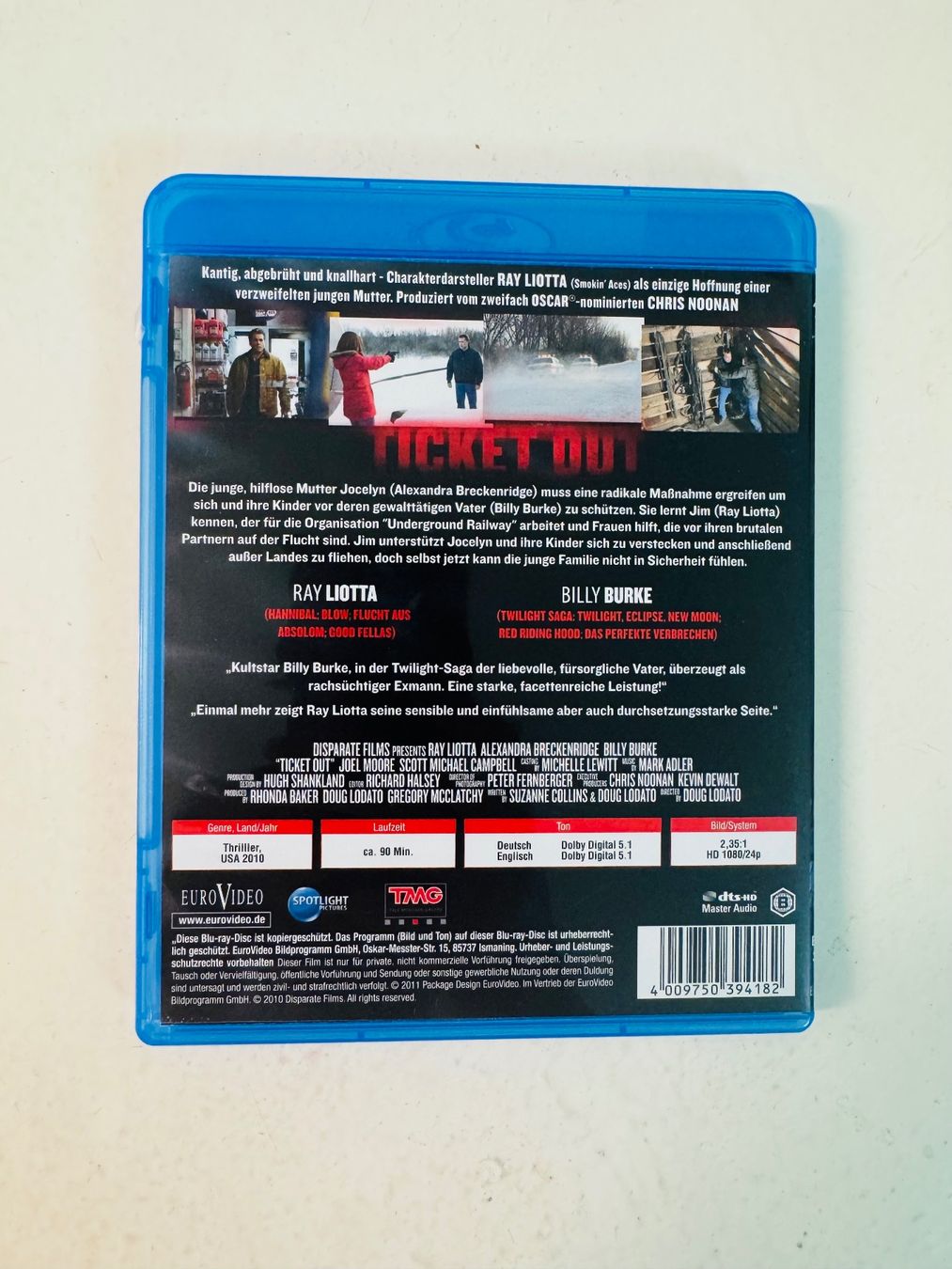 Alle DVDs: TICKET OUT. (BLU-RAY) MIT RAY LIOTTA – Gebraucht aus Basel von san_2qlq 1