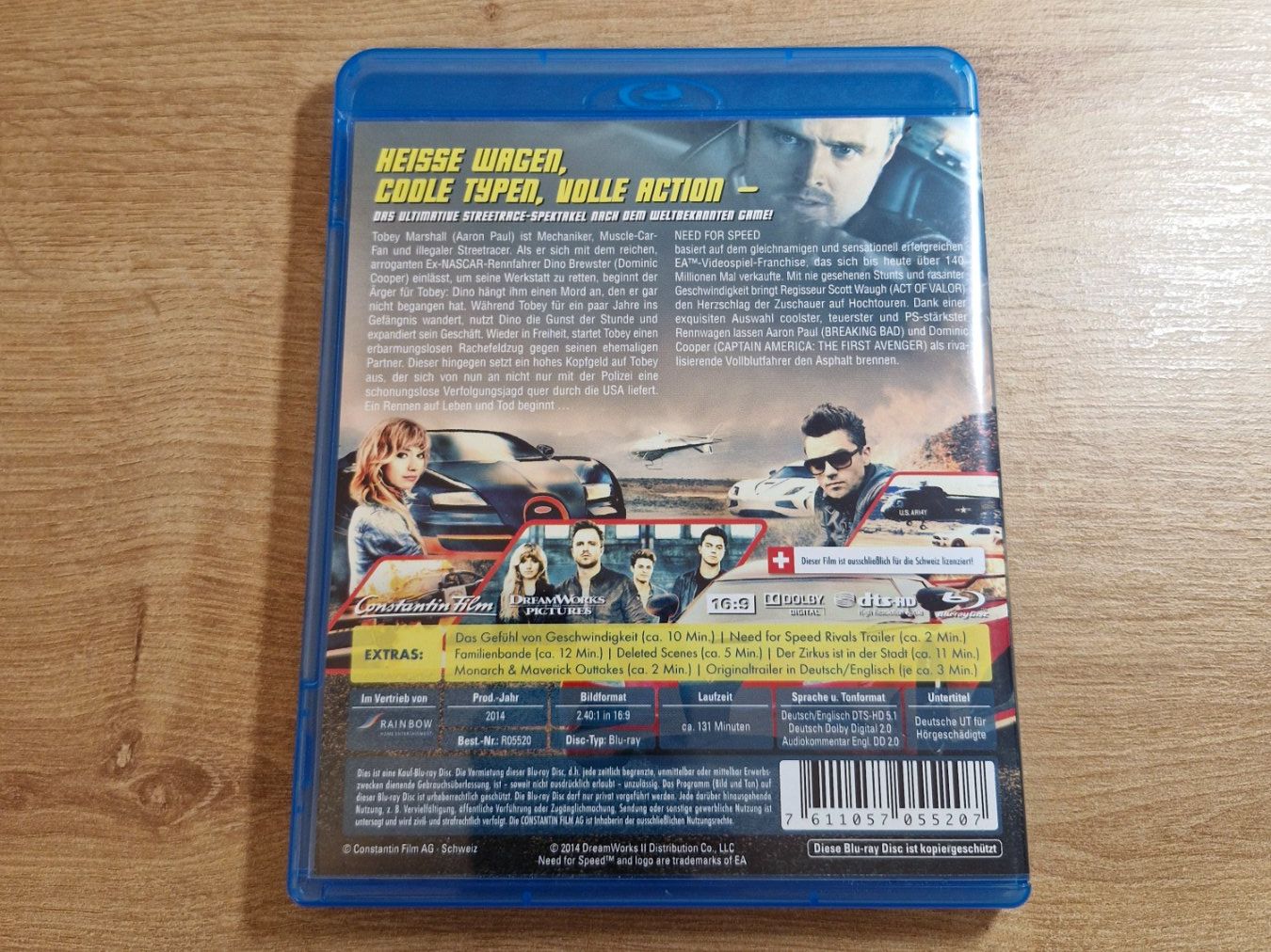 Tutti i DVDs: Need for Speed (2014) Bluray – Usato da Pfungen venduto da Whitie 1
