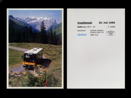 Engstlenalp Innertkirchen Bern Postauto NAW Foto Ausdruck A5