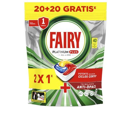 Tabs für Spülmaschine Fairy FAIRY PLATINUM PLUS Zitronengelb