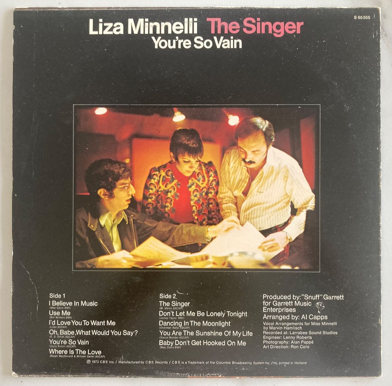 Vinyles: LIZA MINELLI - THE SINGER – D'occasion à Poliez-Pittet par Newtown-Records 1