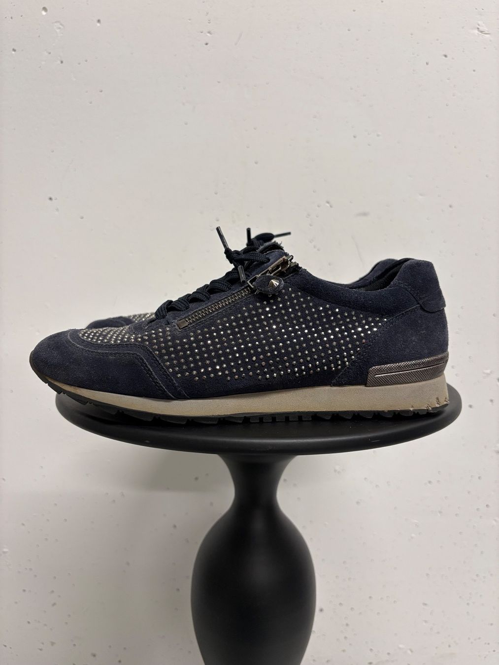Kennel + Schmenger Damenschuhe: Kennel + Schmenger Sneaker blau Glitzer 37 Leder – Gebraucht aus Regensdorf von secondchancefashion
