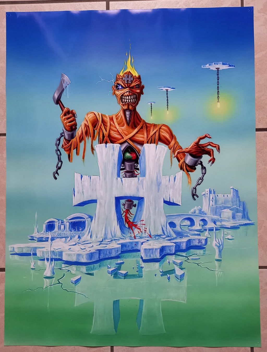 Poster & Bilder: 5 Iron Maiden "Eddie" Poster – Gebraucht aus Reinach AG von cosmiceddie 3