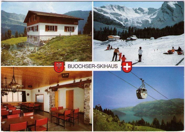 Cartoline postali: Emmetten-Rinderbühl - 4 Bild AK – Usato da Binningen venduto da Mountainrider