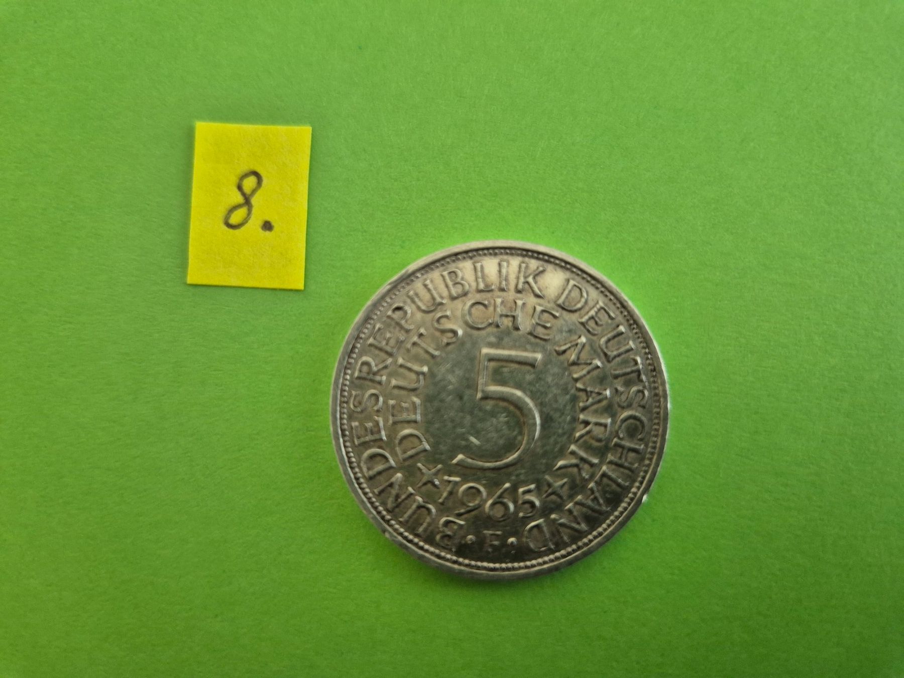 Tutti le monete: 5 DM Münze 1965 Silber – Usato da Jona venduto da gnaumann1900 1