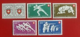 PRO PATRIA SATZ 46 - 50 1950** POSTFRISCH