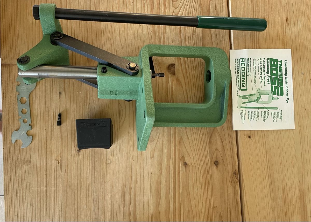 Tutti gli attrezzi: Redding Reloading Press „the Boss“  – Nuovo (secondo la descrizione) da Kümmertshausen venduto da haikai22 1