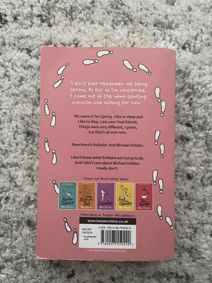 Livres: Alice Oseman-Solitaire – D'occasion à Thalwil par ana_d7qr 1