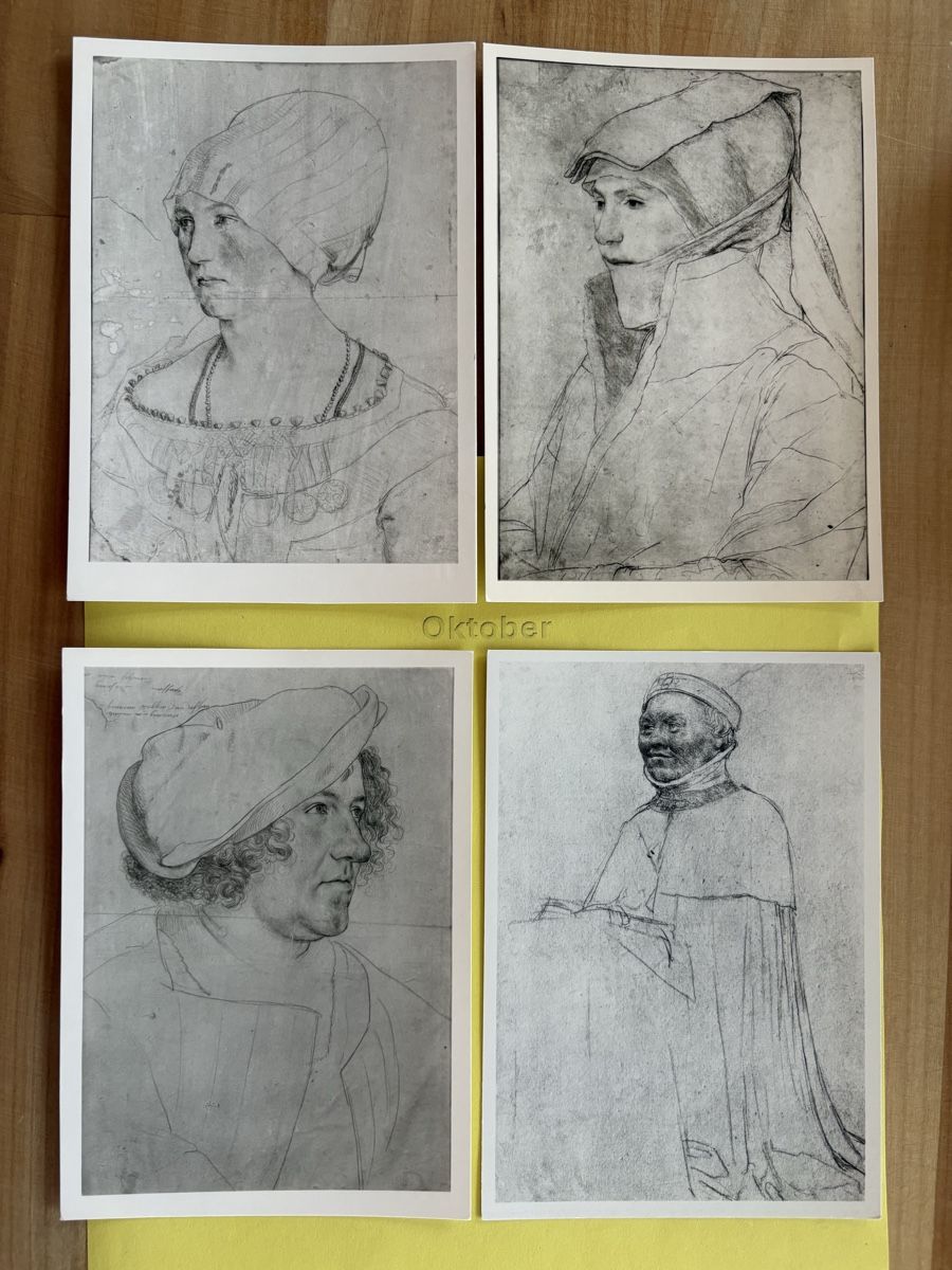 Cartoline postali: AK mit Kunst von Hans Holbein – Usato da Rümlang venduto da Kartenpost1