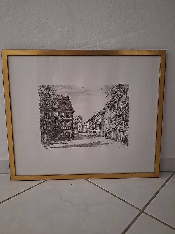 Incisioni: Stich von Bülach Rathaus – Usato da Kirchberg SG venduto da heidi.fierz50