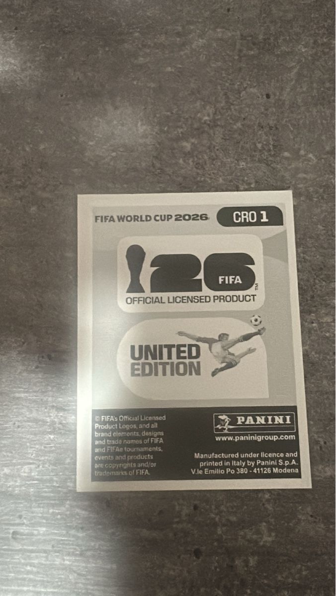 Panini Carte collezionabili: CRO 1 , FIFA WORLD CUP 2026 PANINI  – Nuovo (secondo la descrizione) da Frauenfeld venduto da 1PegPeg1 1