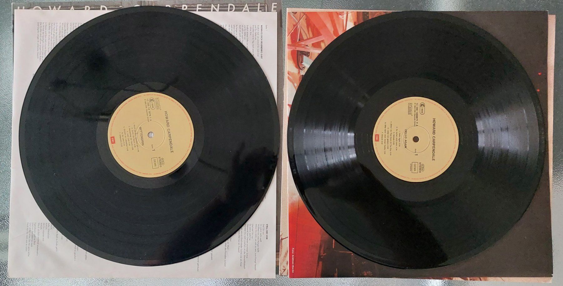 Schallplatten: 2 LP's - Howard Carpendale - Mittendrin & Hello Again - 80er – Gebraucht aus Rotkreuz von JustForSale 2