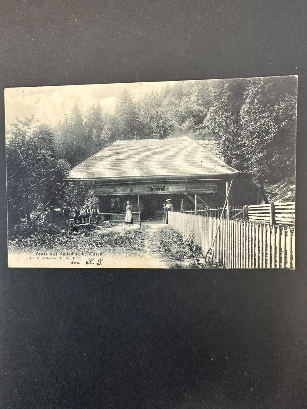 Cartoline postali: Kuttelbad bei Wasen i.E. – Usato da Lyssach venduto da Zsag