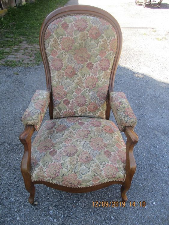 Antiker Sessel Rückenlehne verstellbar Kaufen auf Ricardo