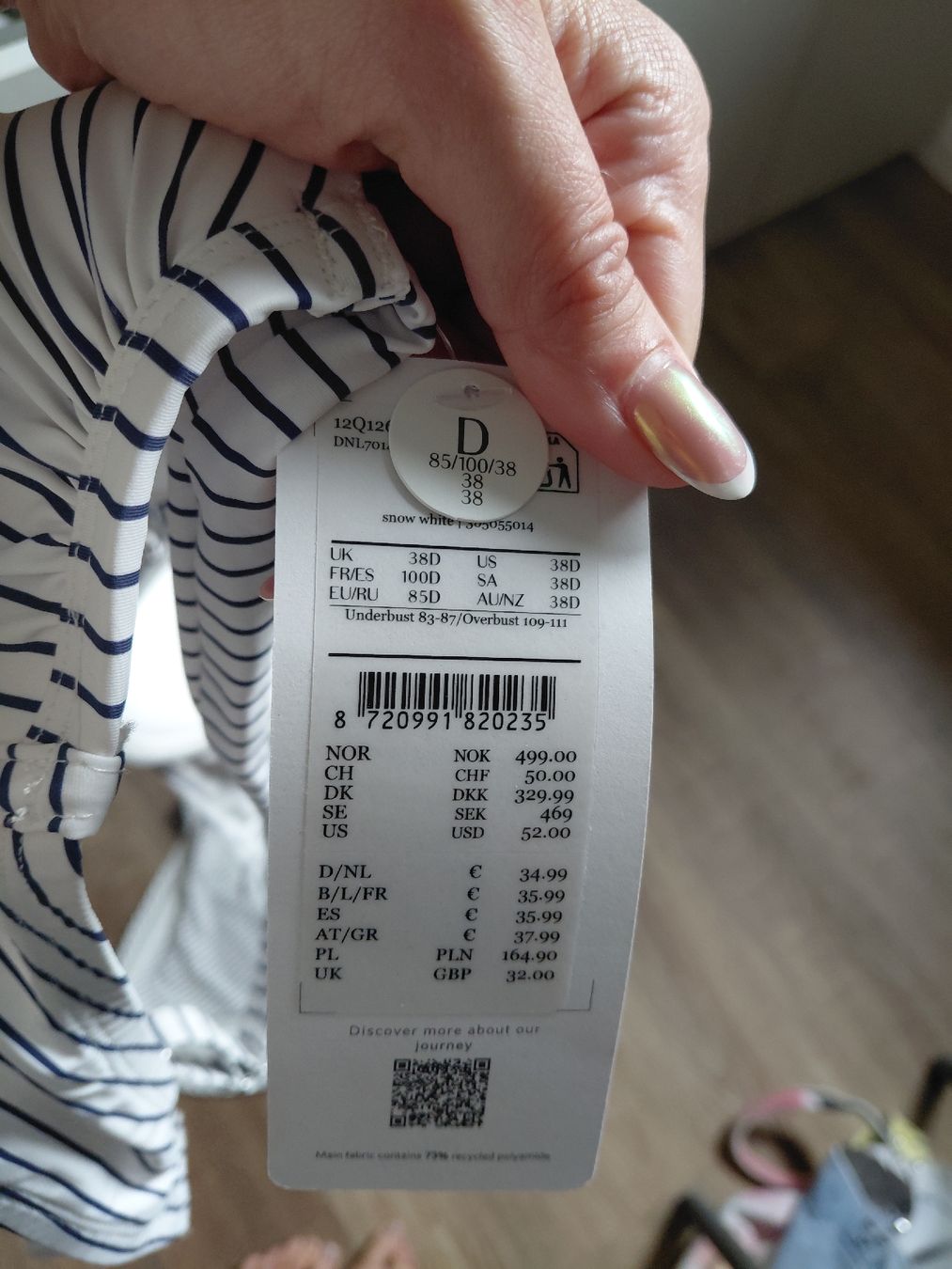 Hunkemöller Maillots de bain & Bikinis: Bikini gestreift Marke hunkemöller – Neuf avec emballage d'origine à Balsthal par Leila_Luna 2