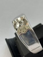 Ring Weissgold / mit Diamantrose 18 Karat