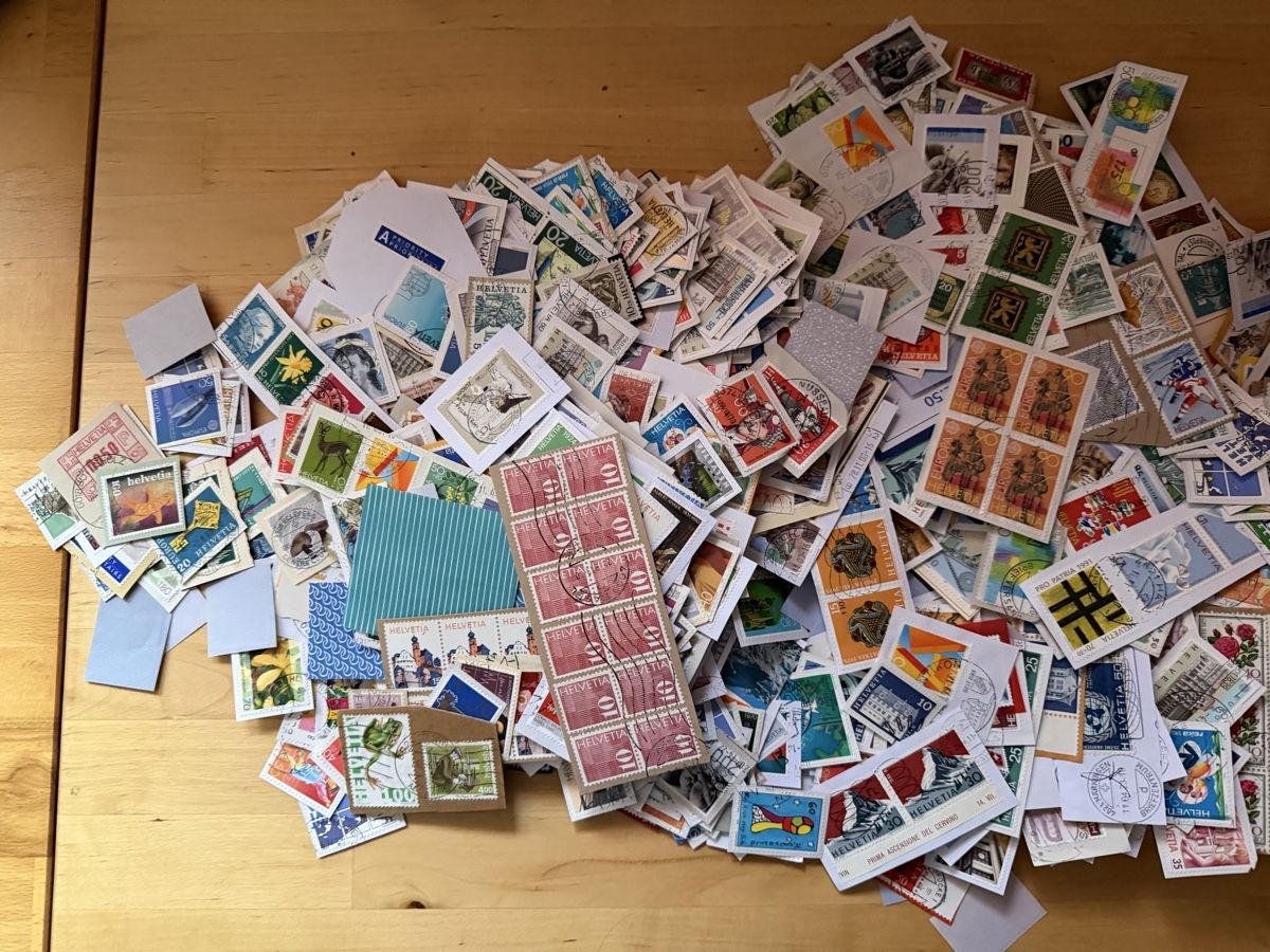 Alle Briefmarken: Briefmarken auf Papier – Gebraucht aus Oberbuchsiten von Rpv 1