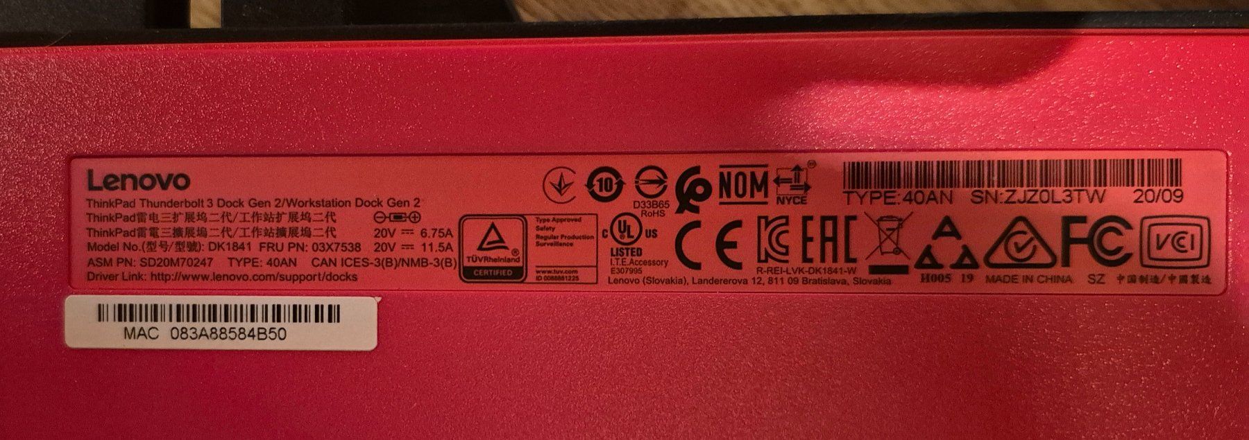 Lenovo Docking station: Lenovo ThinkPad Workstation Dock mit 230W Netzteil – Nuovo (secondo la descrizione) da Mosnang venduto da fakl 2