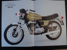 Prospekt Moto Guzzi250TS Motorrad Elettronica